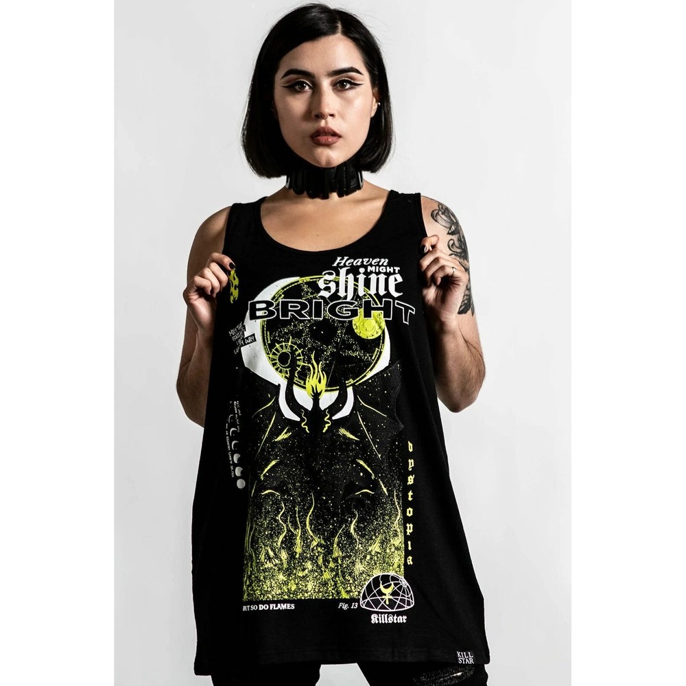 Killstar shine bring vest sleeveless tank top